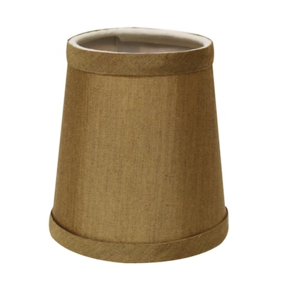 Bronze Paper Drum Lamp Shade, Best Lampshade For Candlestick Lamp