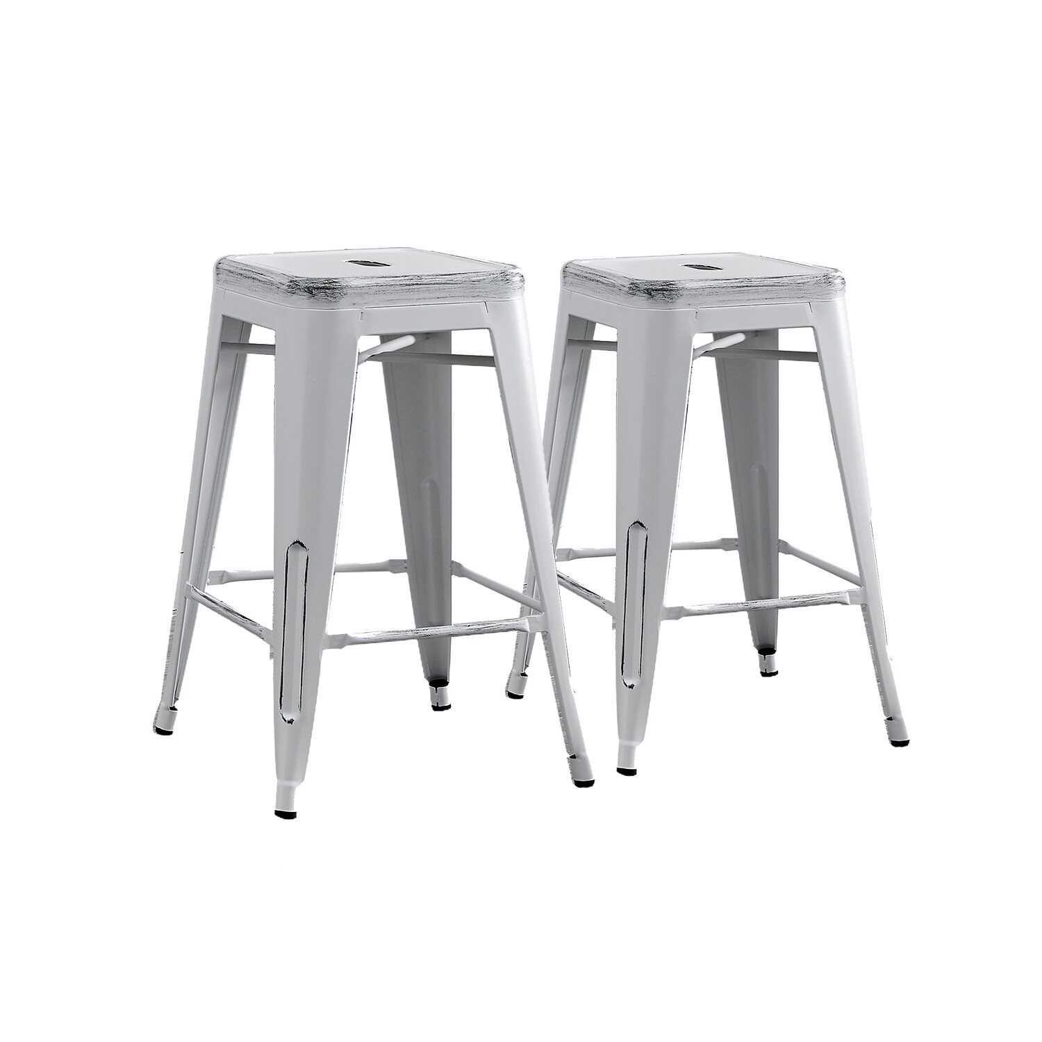 Bar Stool In The Stools, Distressed White Bar Stools