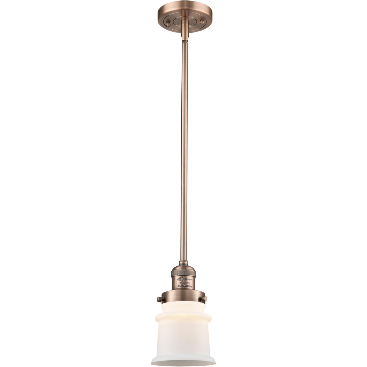 Innovations Lighting 1744341 201S-AC-G181S-LED Franklin Restoration Canton Mini Pendant