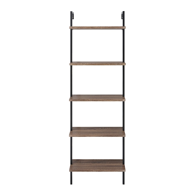 5 Shelf Ladder Bookcase 24, 5 Shelf Ladder Bookcase Brown