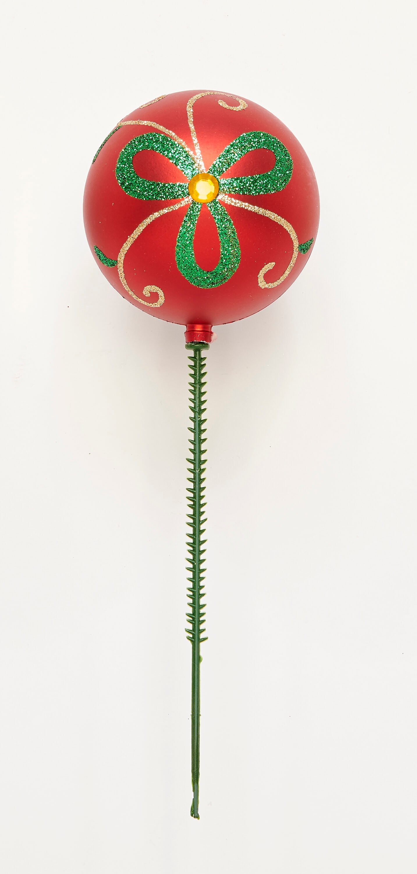 Worth Imports 1835RD 12 -Pack Red Ball Spray Christmas Tree Pick