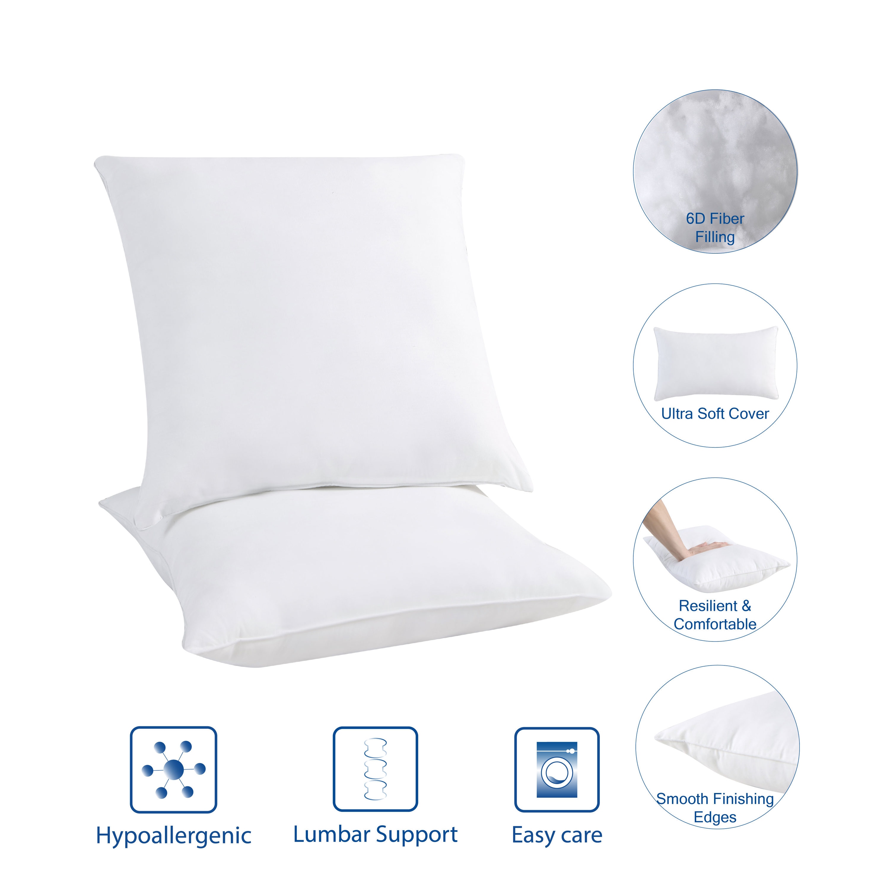 Pillow Inserts, Down Pillow Inserts, Indoor Cushion Insert, Lumbar