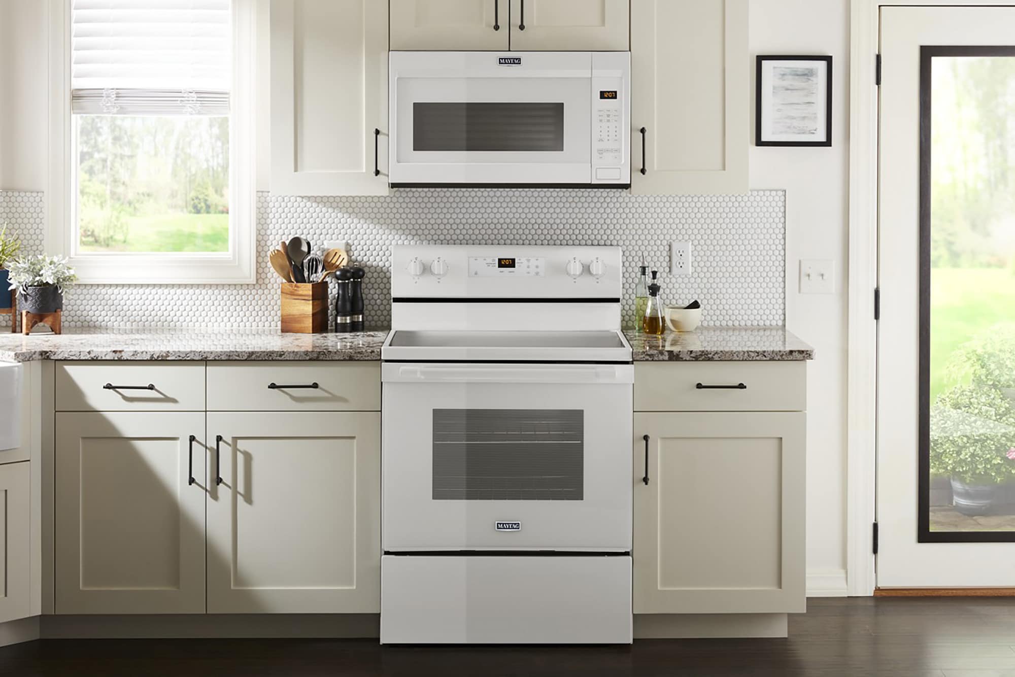 MMV1174FW Maytag Compact Over-The-Range Microwave - 1.7 Cu. Ft. White WHITE  - Metro Appliances & More