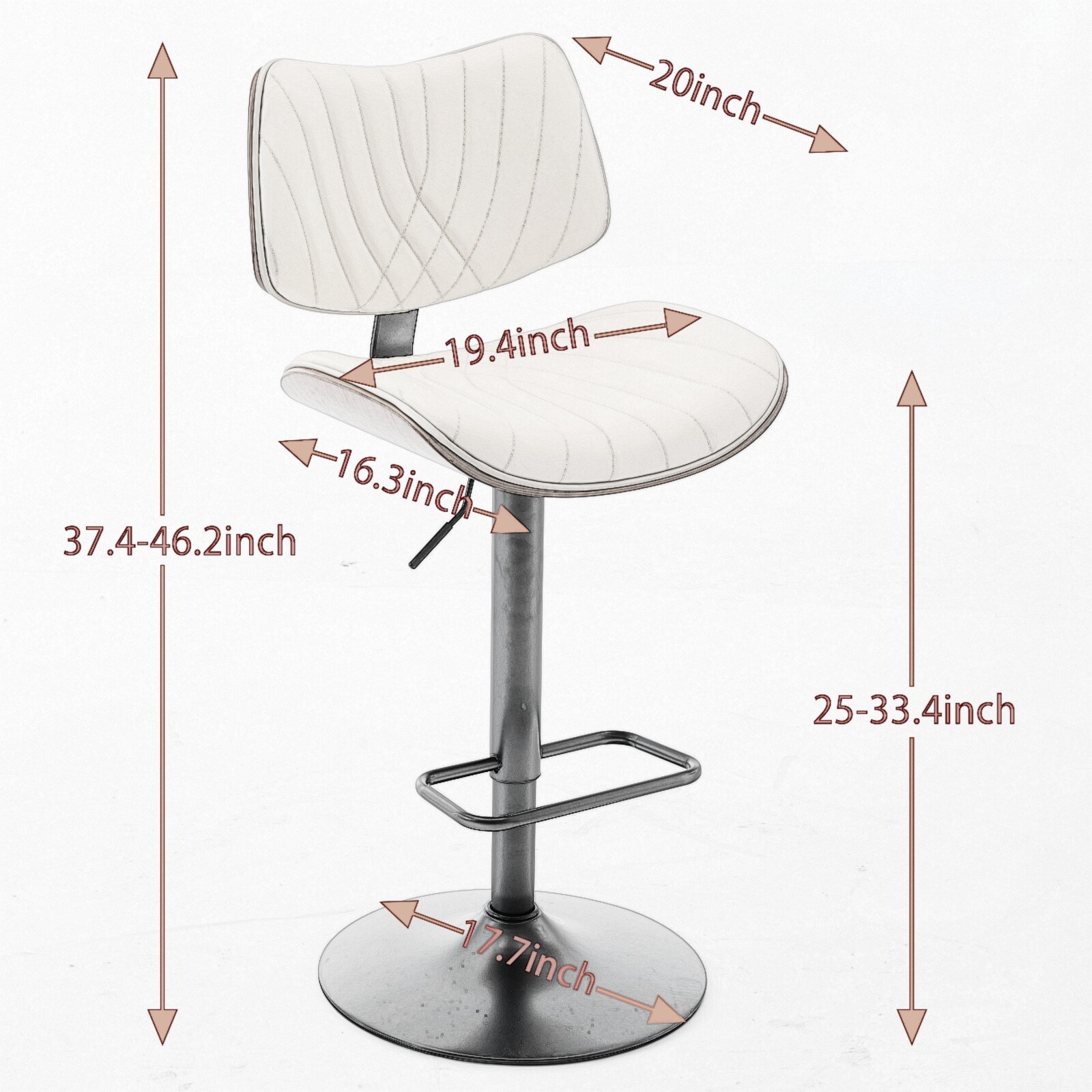 Dexmalle W1143P173515 stools - View #3