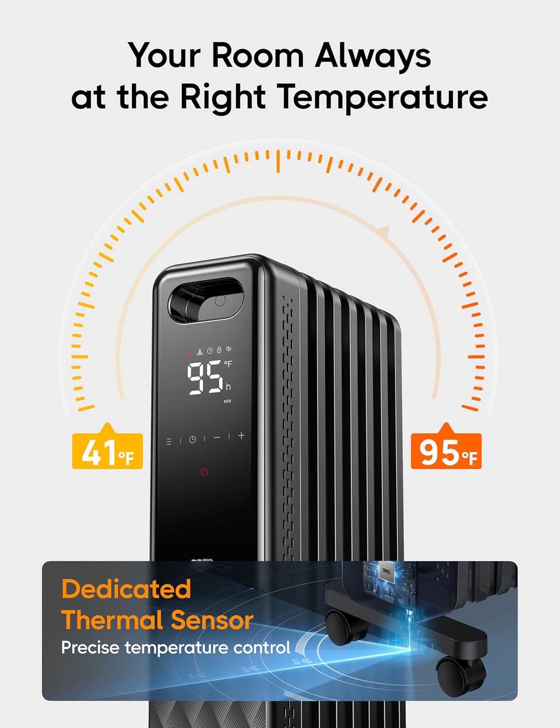 DREO DR-HSH010-NEW Portable-Electric-Heat - View #6