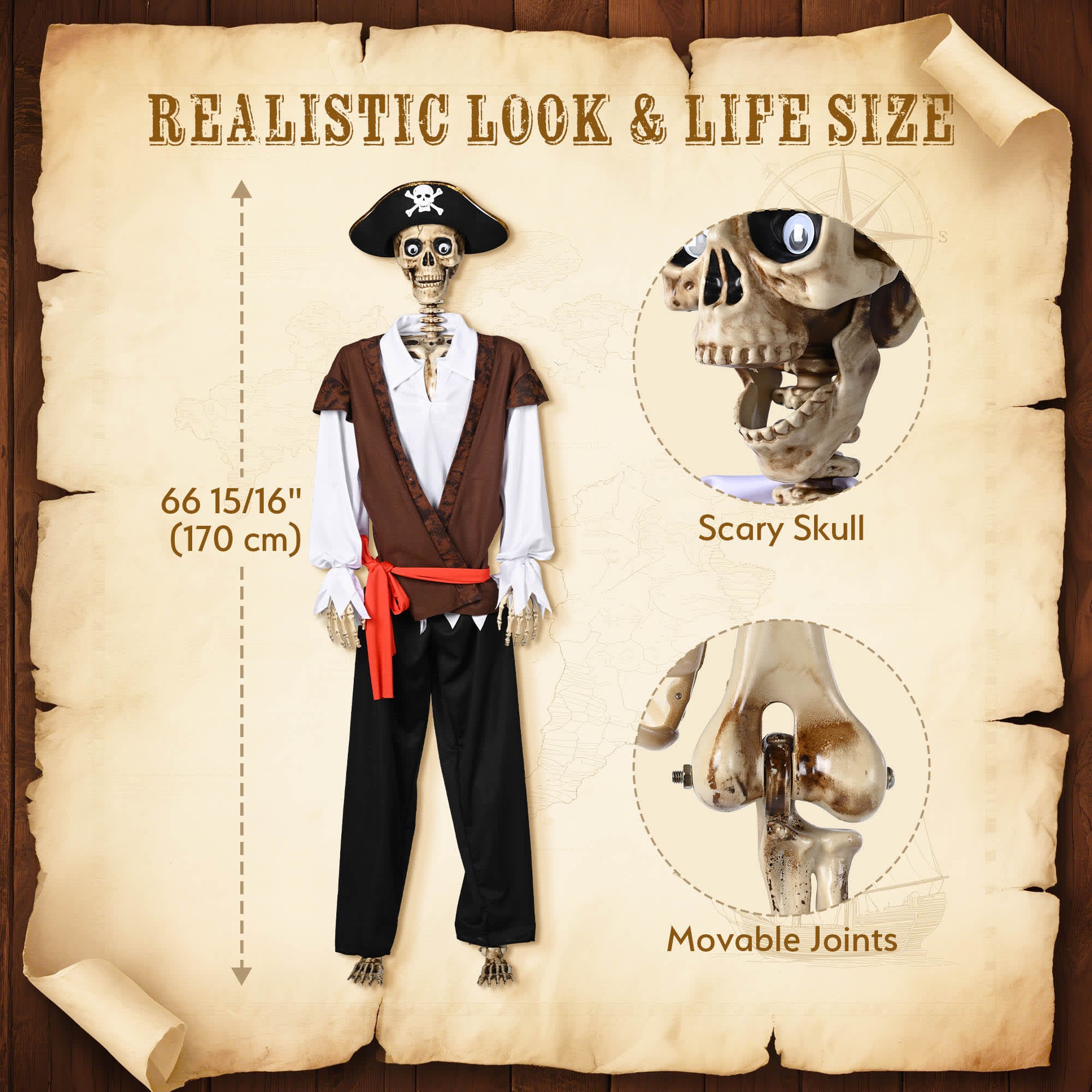 Yescom 60HAL062-65INH-07-LO Table-Halloween-Decor - View #5