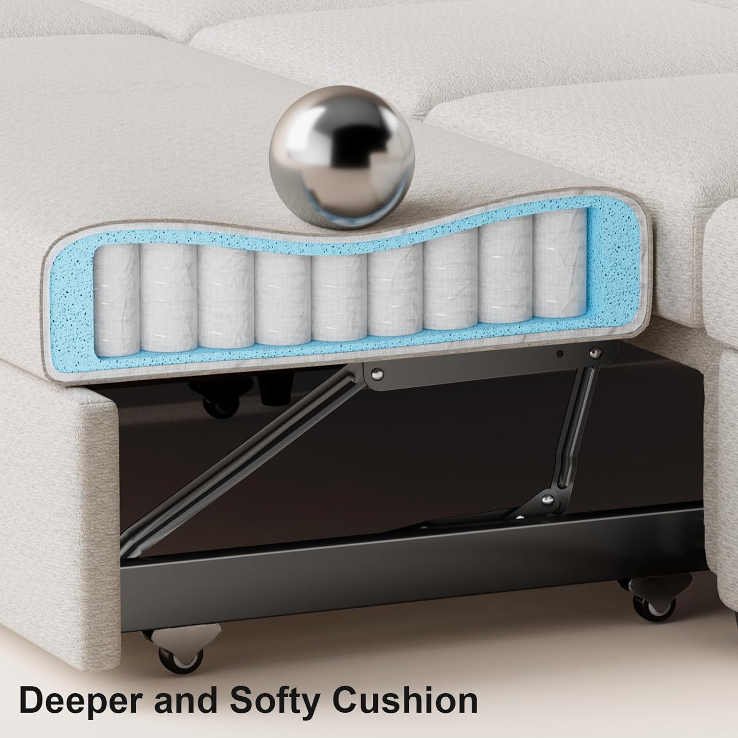 Belffin BF096C-AB3CDE-WHITE futons - View #5