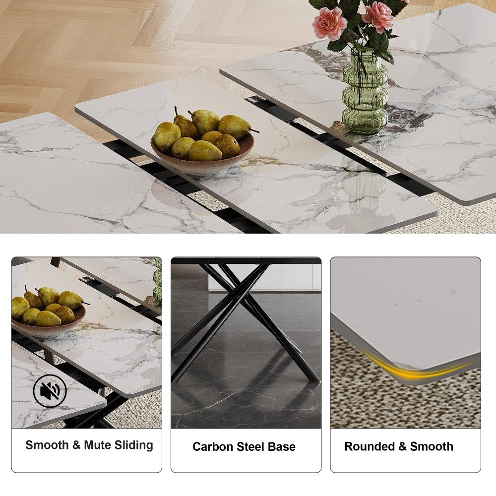 Coolbibila NYLAH-TABLE-BLACK Dining-Tables - View #6