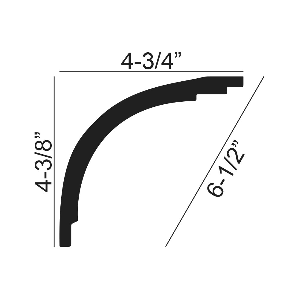 Architectural Products by Outwater 3P5.37.01309 Crown-Moulding - View #2