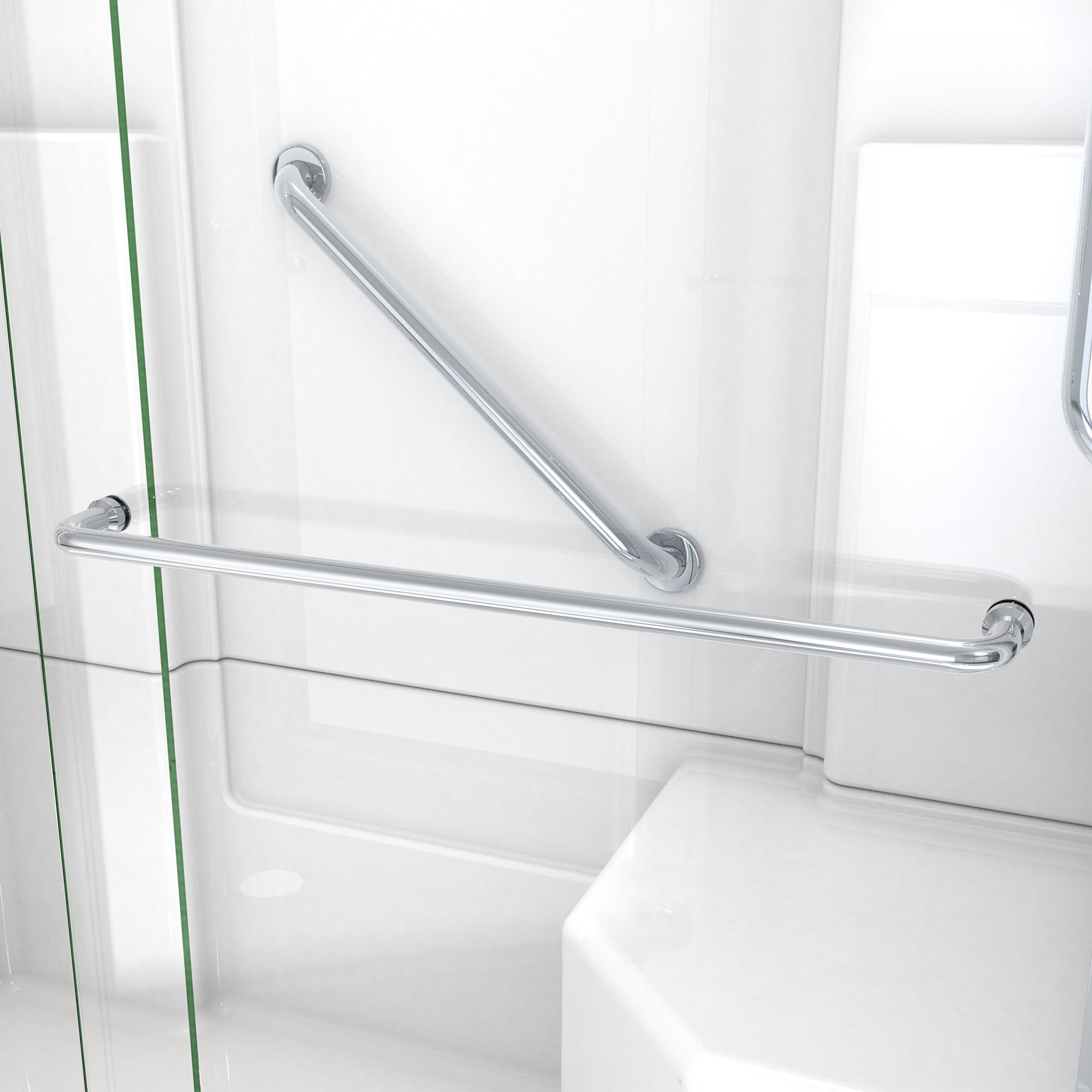 Laurel Mountain L3260SH1S4PRWC1 Alcove-Shower-Kit - View #5