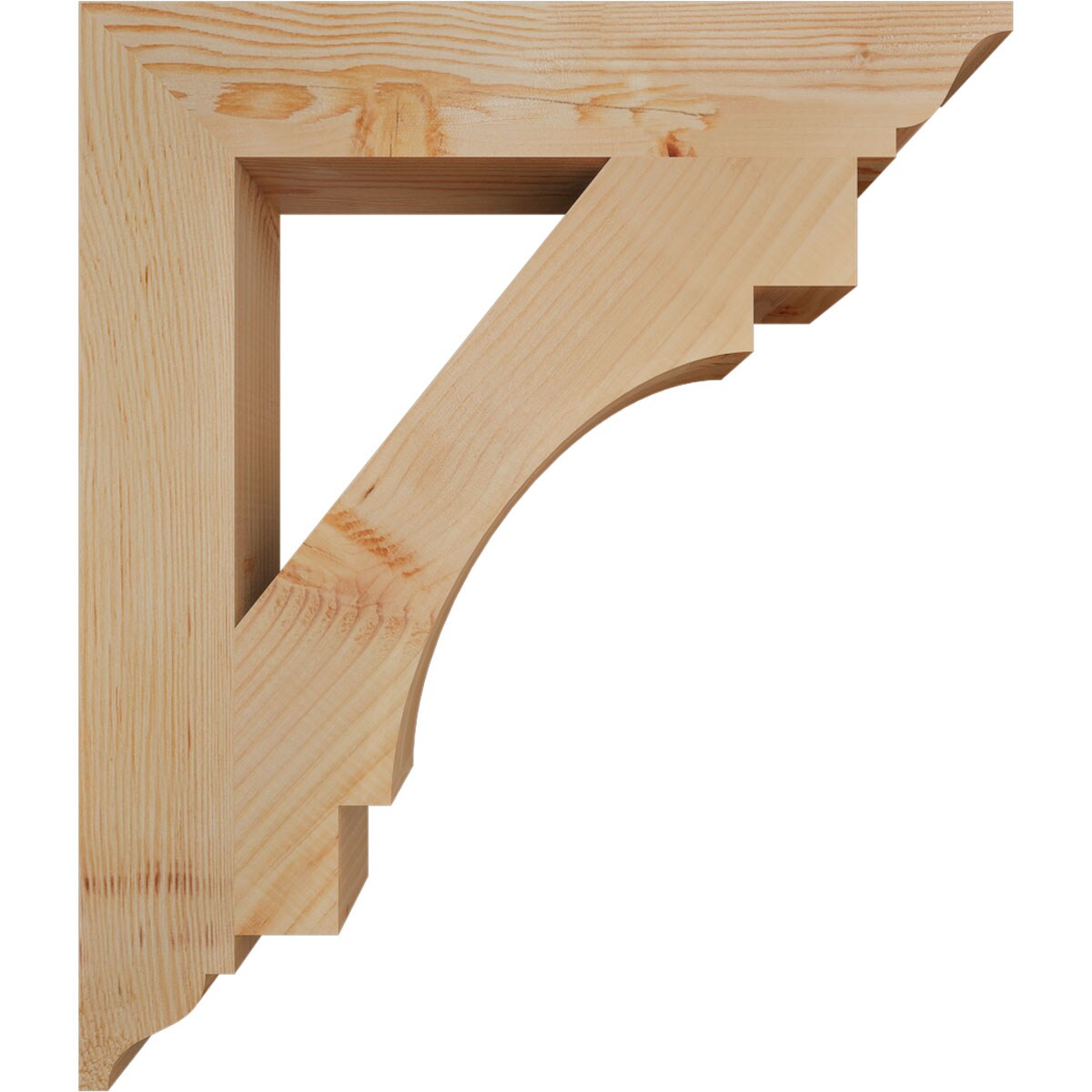Ekena Millwork BKT04X24X28MRC01SDF Exterior-Brackets-Braces - View #3