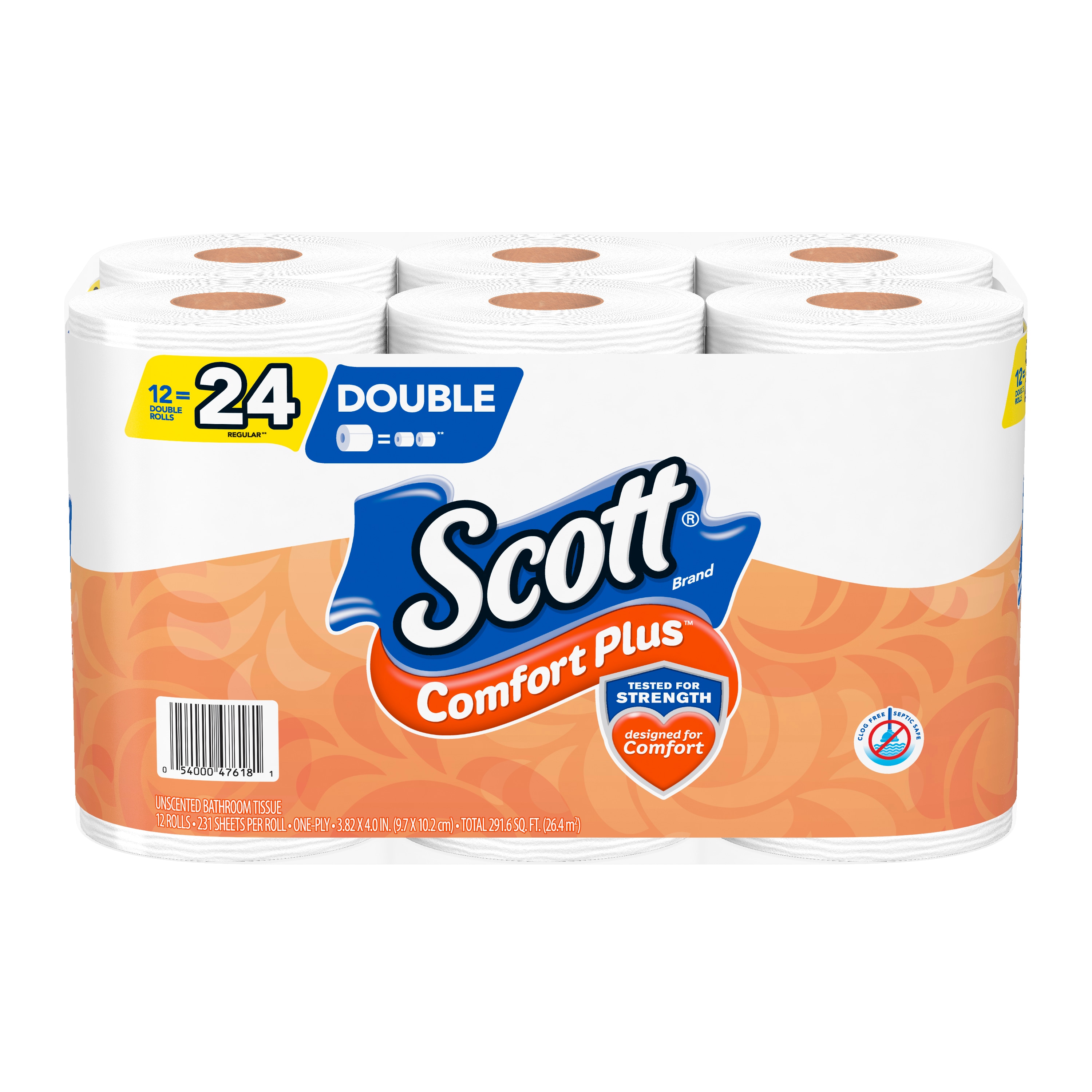 SCOTT Rapid Dissolve 8-Pack 1-ply Toilet Paper in the Toilet Paper  department at