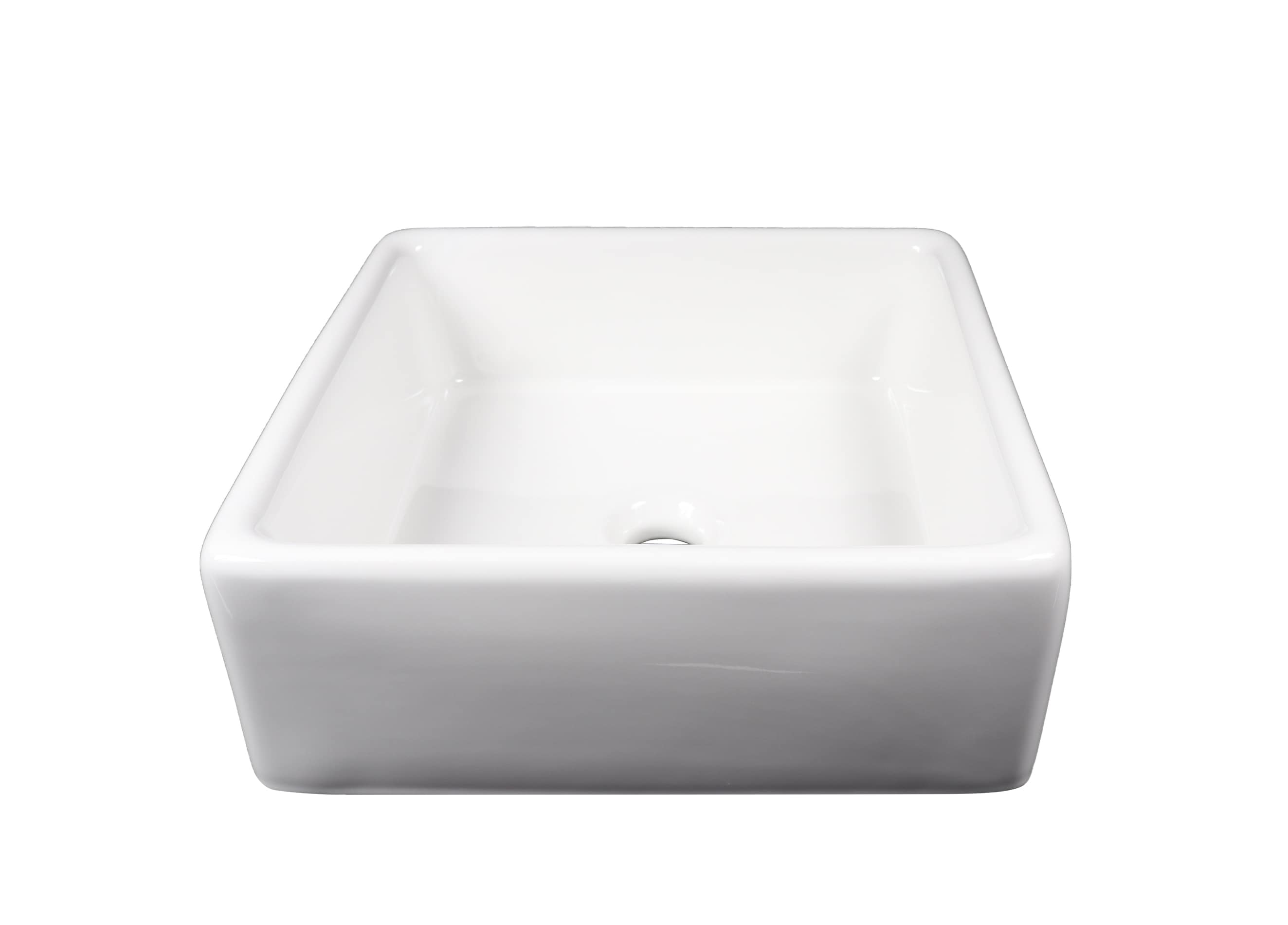 allen + roth White Drop-In Rectangular Traditional Bathroom Sink (21.26-in  x 18.5-in) at