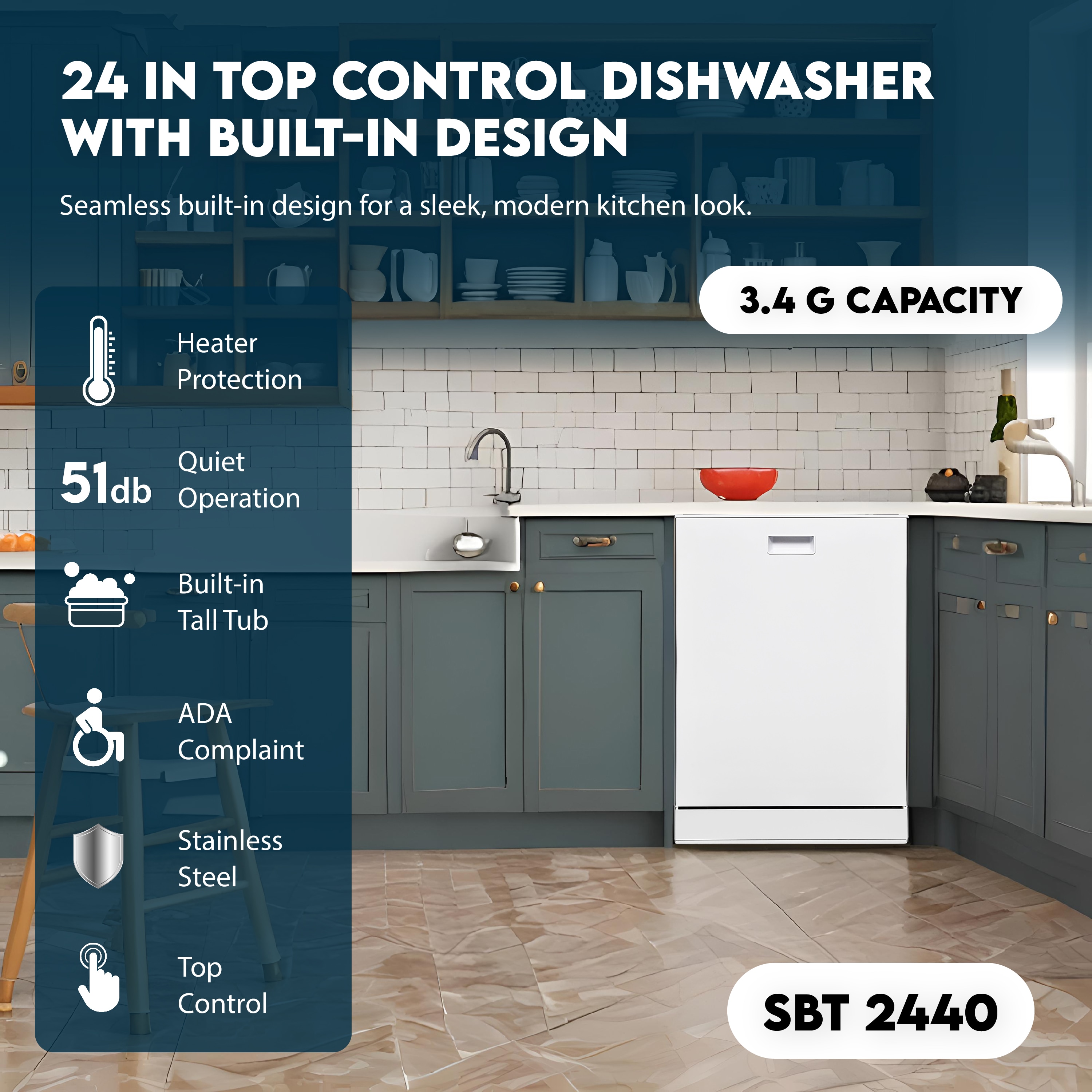 Equator Advanced Appliances WBT 2440 Builtin-Dish - View #10