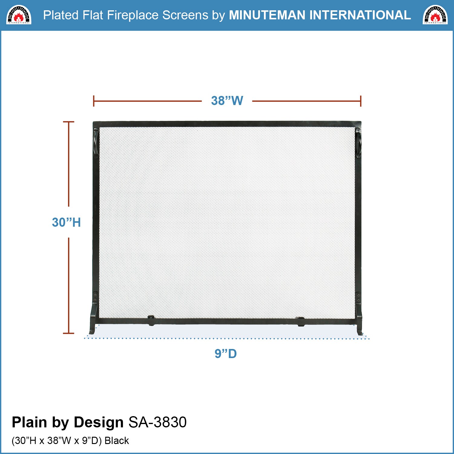 Minuteman International SA-3830 Fireplace-Screens - View #2