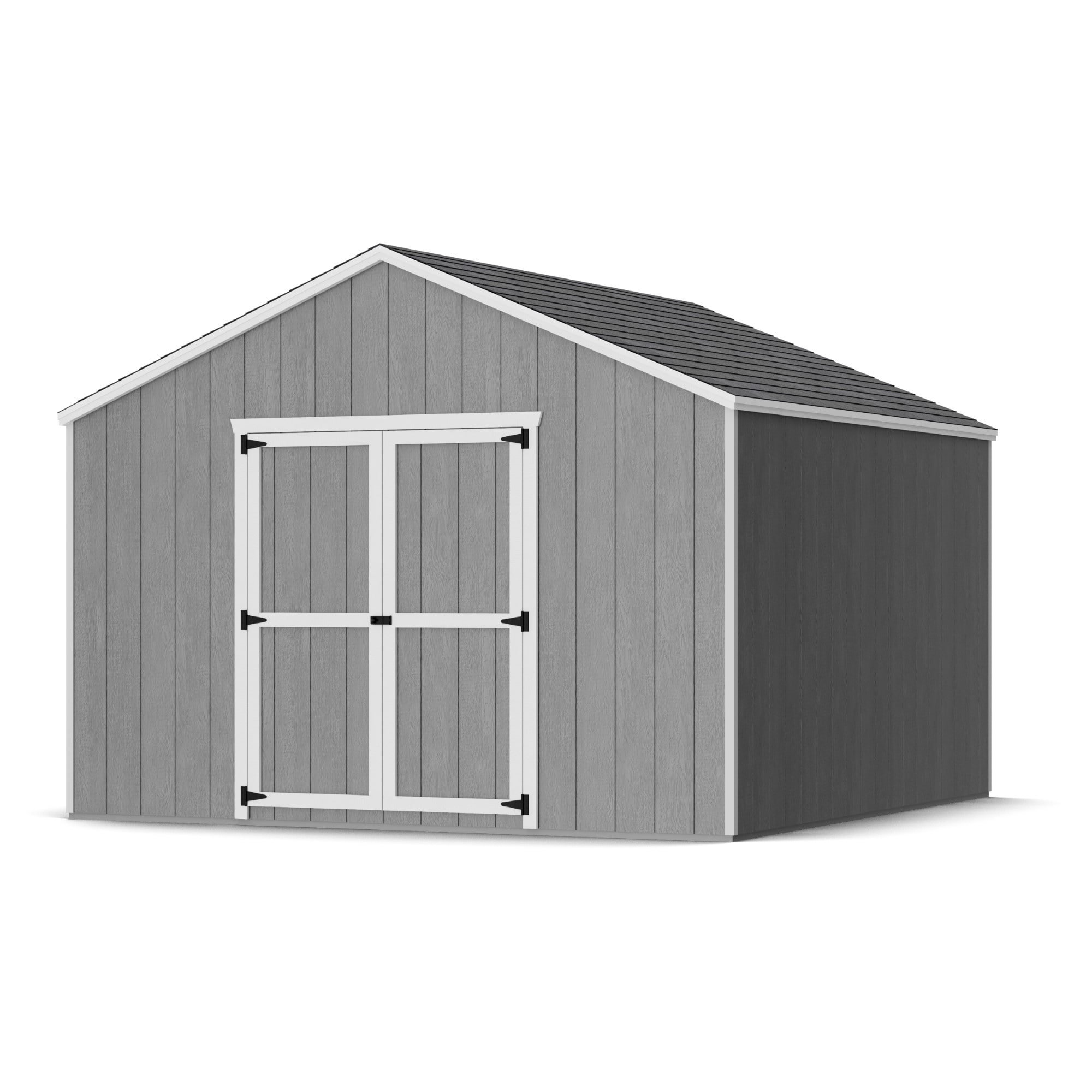 Little Cottage Co 12X12 VGS-PC Value Gable 12-ft x 12-ft Gable Style Wood Outdoor Storage Shed with 2 Doors