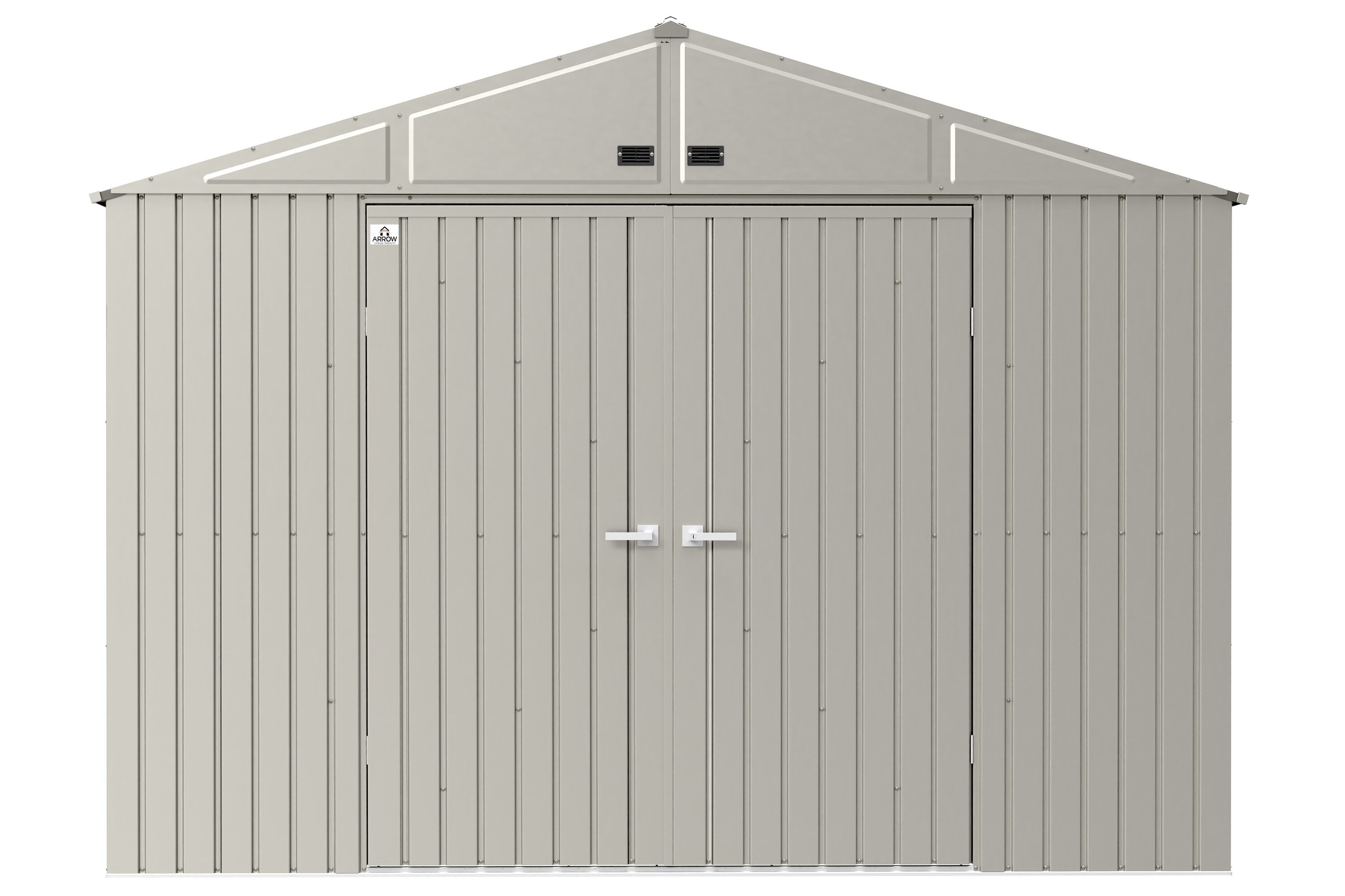 Cool Grey 10 ft x 14 ft Steel Storage Shed