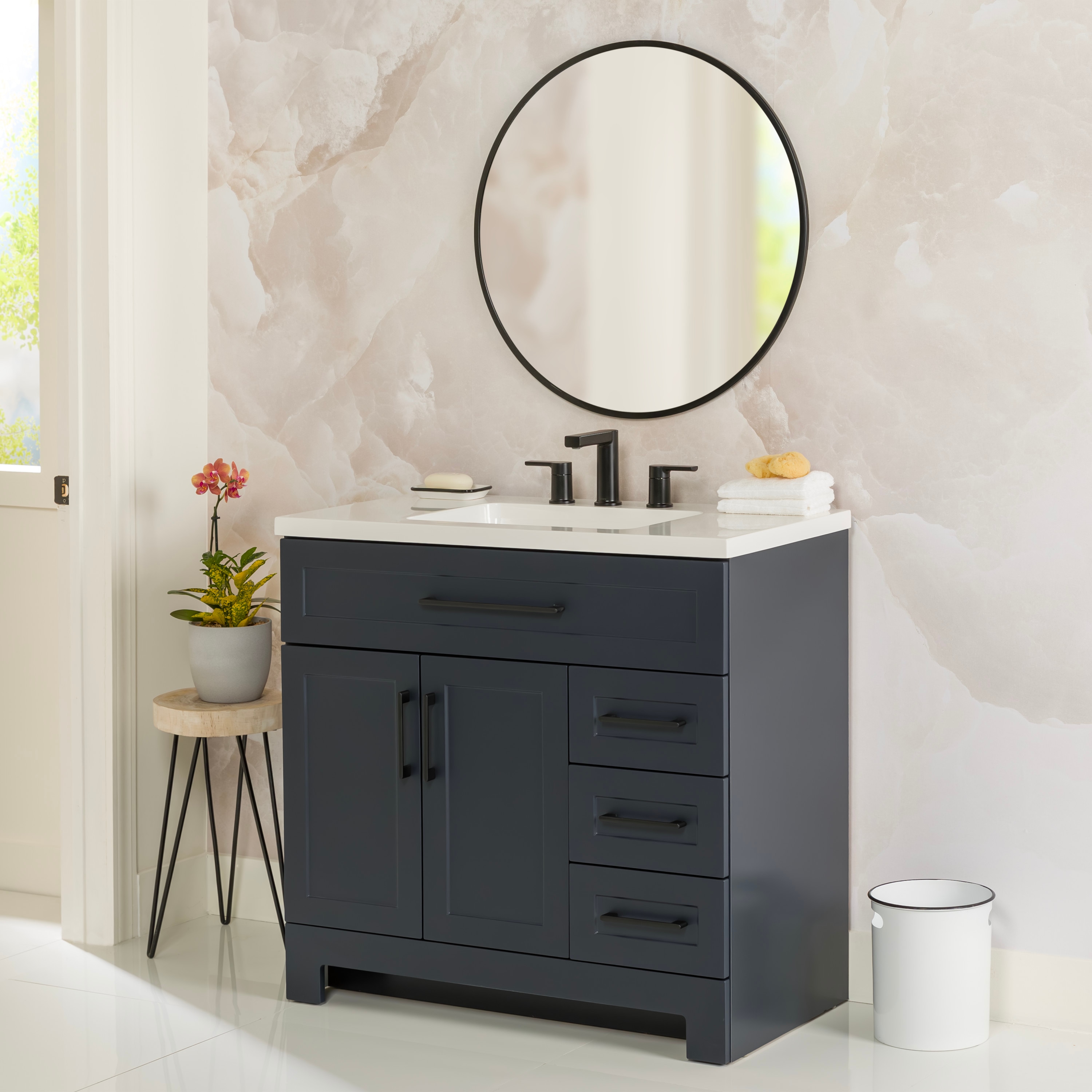 Style Selections CU36P2-DB Bath-Vanity-Combo - View #6