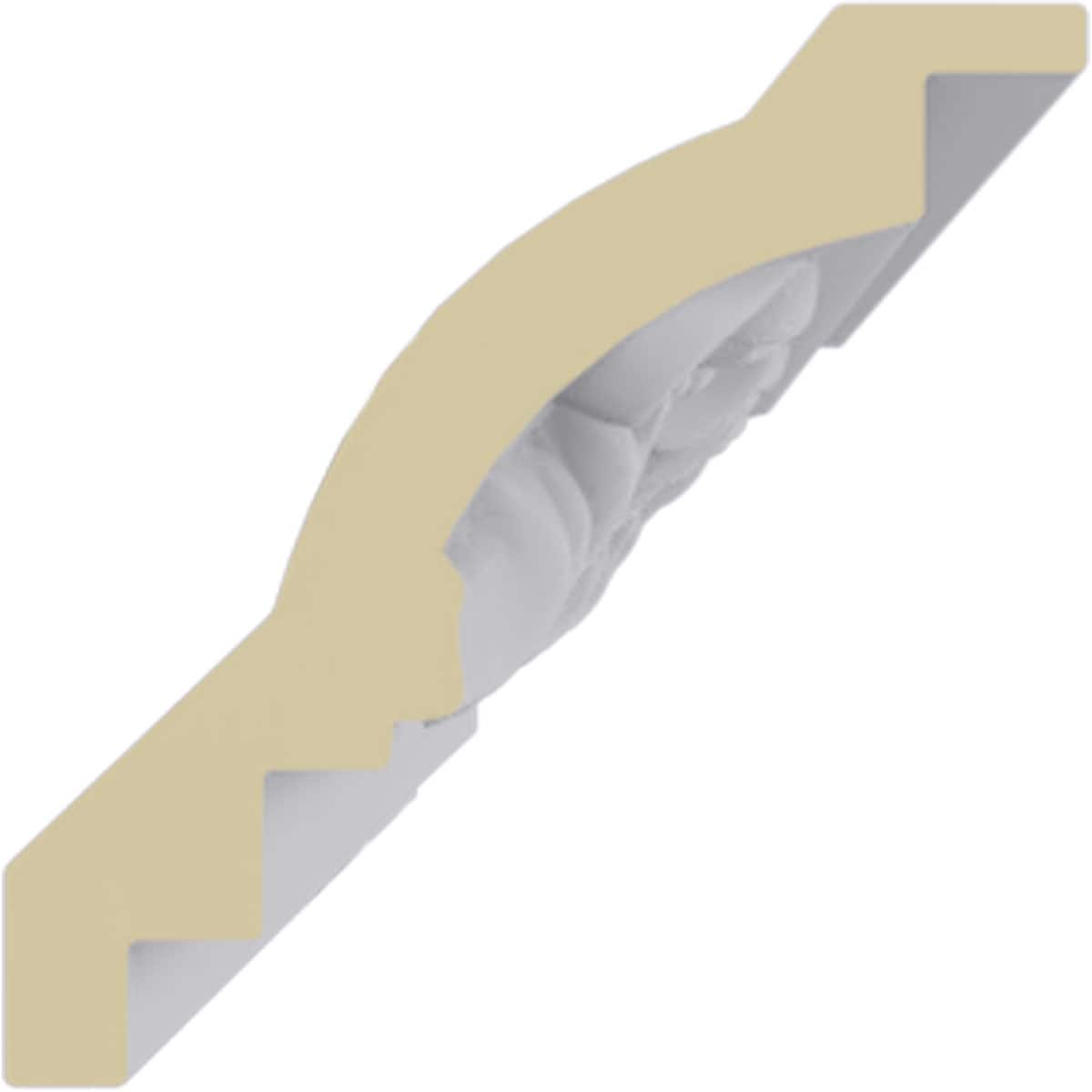 2 3/4"H x 2 3/4"P x 4"F x 94 1/2"L Tristan Crown Moulding