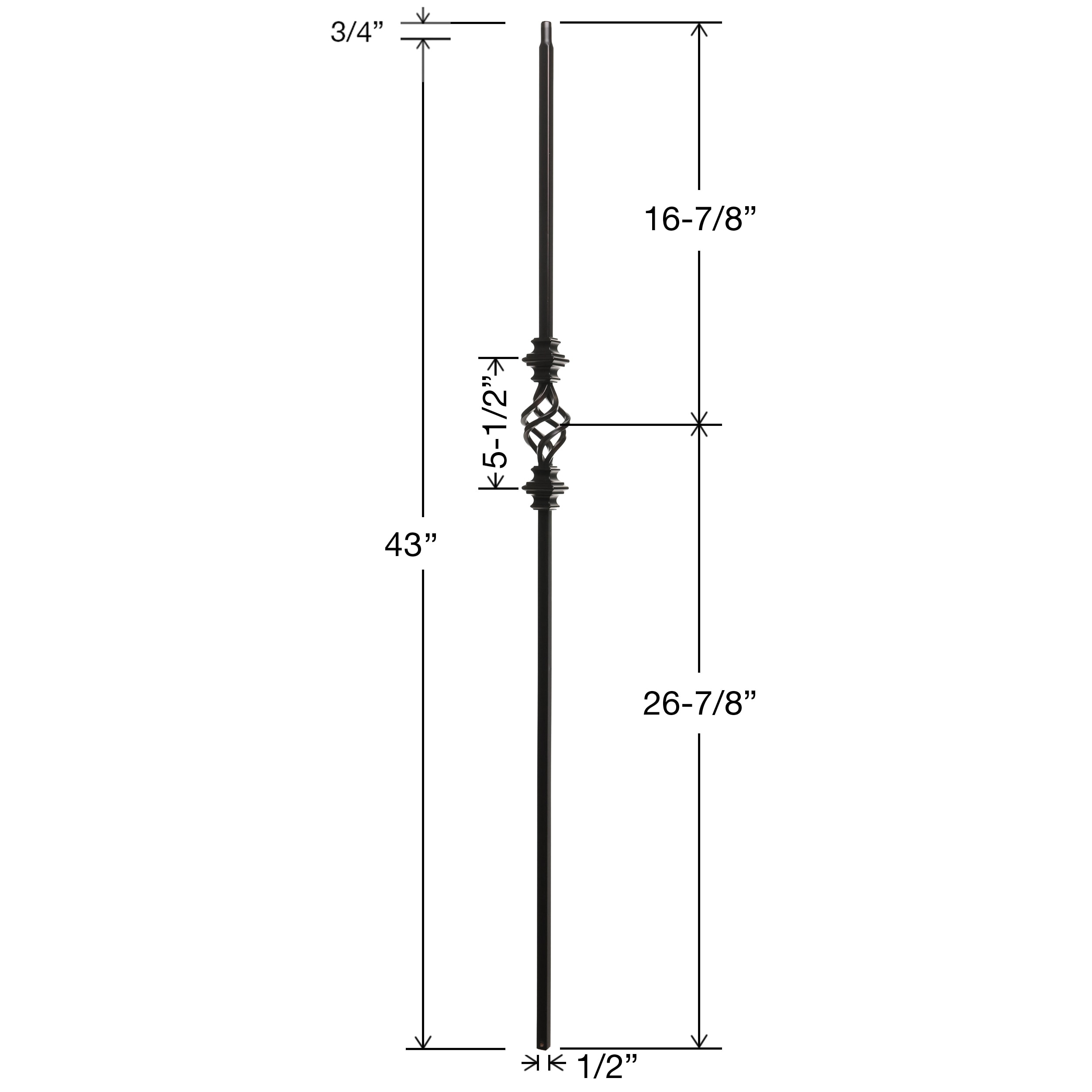 RELIABILT WGT62RC Interior-Stairpart-Balusters - View #5