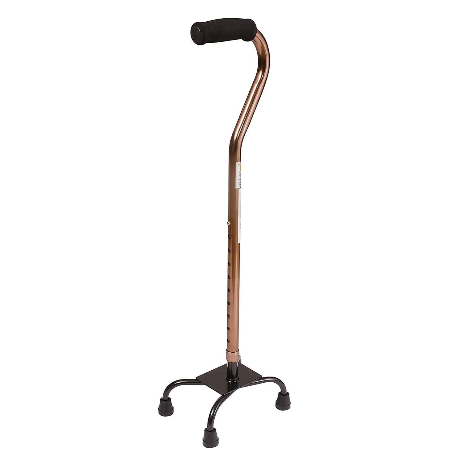 HealthSmart Quad Walking Cane, Sit to Stand Walker, Adjustable