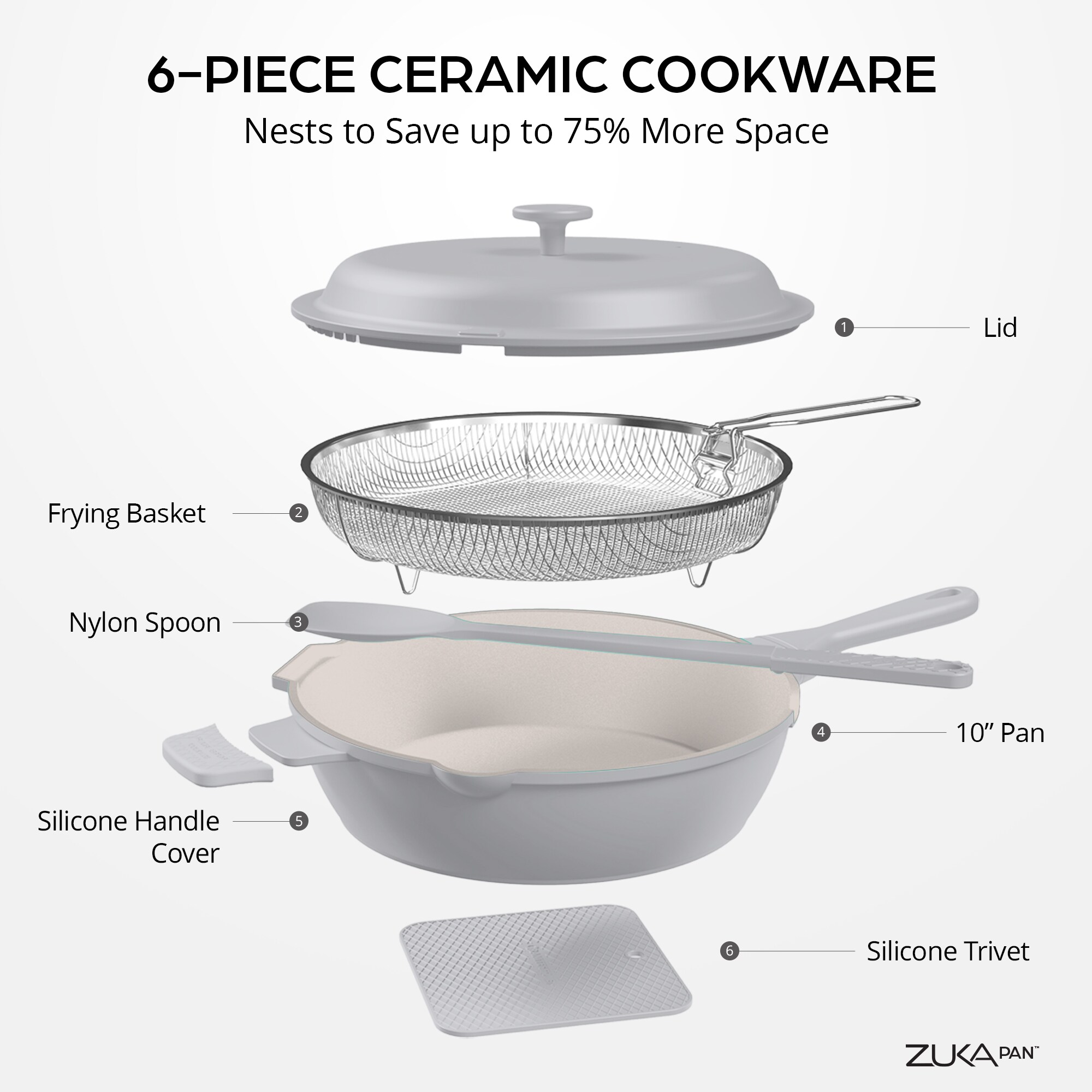 GraniteStone Diamond 6018 Cooking-Pans-Skillets - View #2
