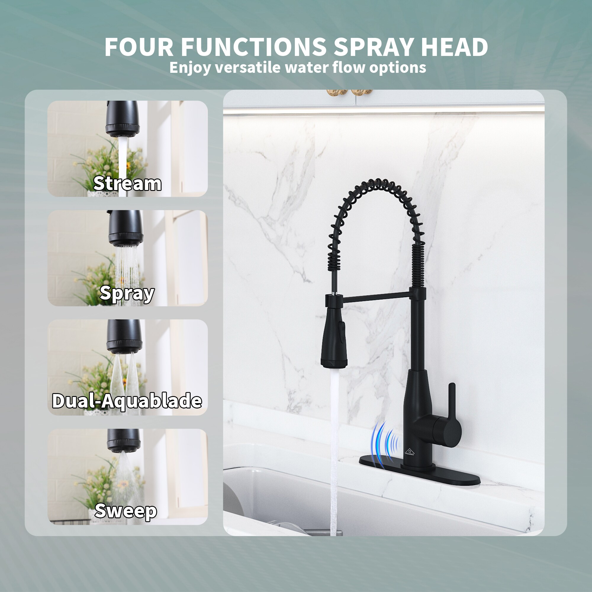 Mondawe MO9705NSDT-8 Kitchen-Faucets - View #4