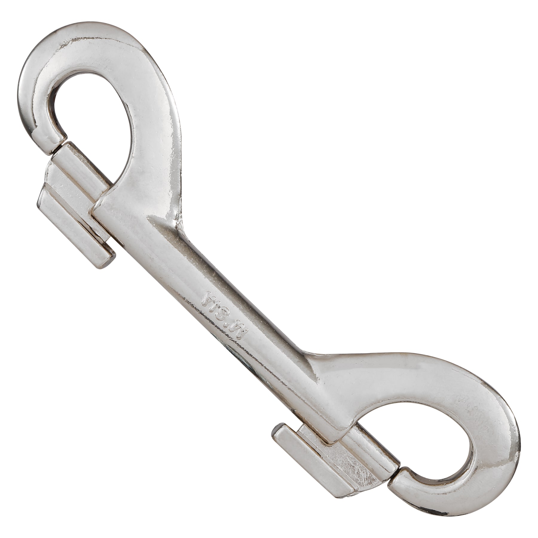 National Hardware N100-272- 4-9/16-in Double Bolt Snap in Nickel