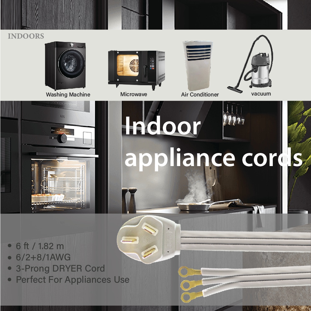 Utilitech 0123 Appliance-Power-Cords - View #7