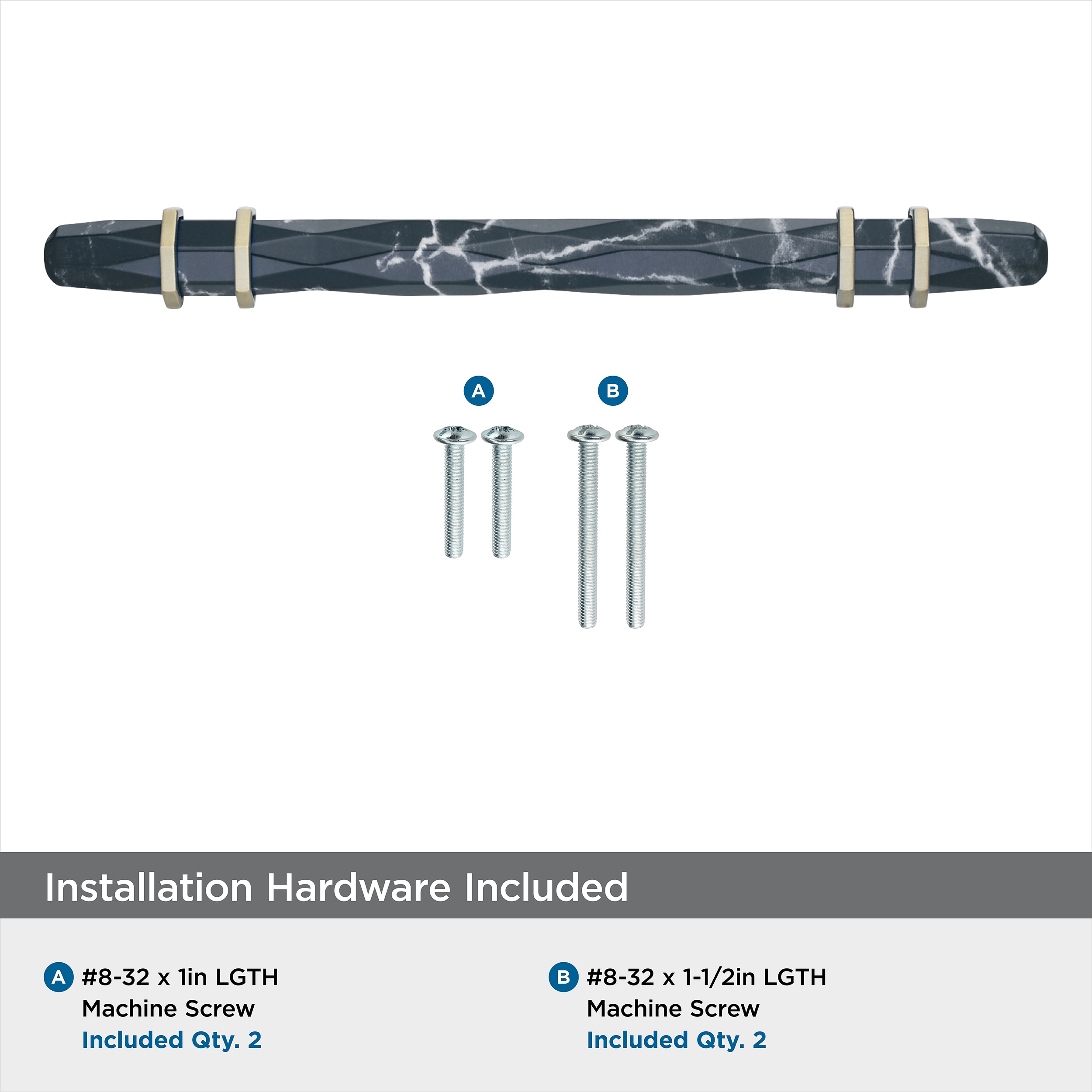 Amerock BP36649MBKBBZ Cabinet-Pulls - View #5