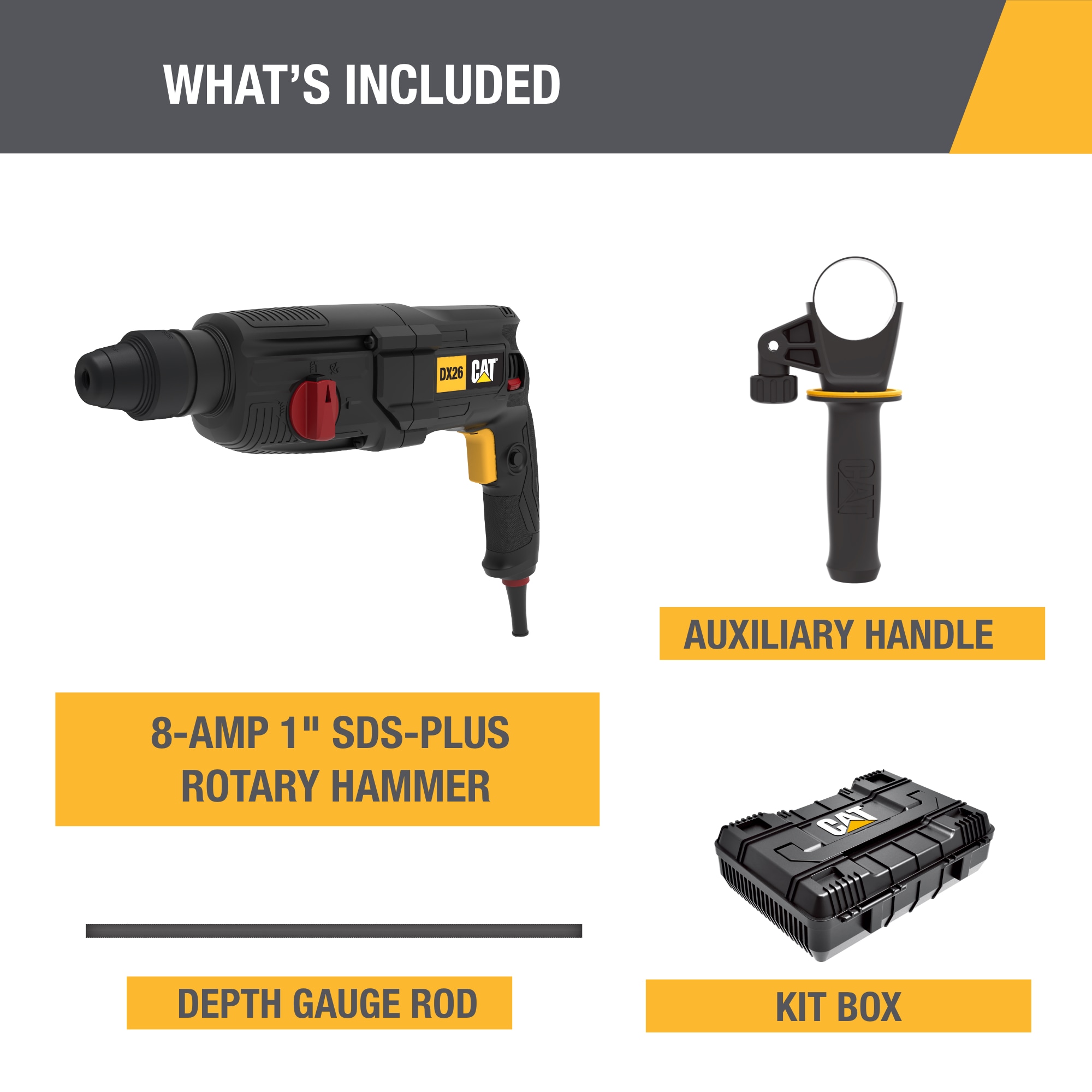 Cat DX26U Cordless-Rotary-Hammers - View #8