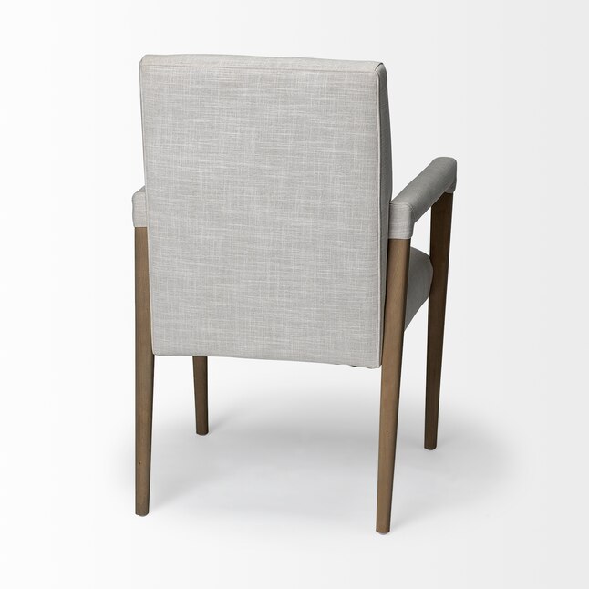 Brown Wood Frame Dining Chair, How To Clean Cream Fabric Dining Chairs