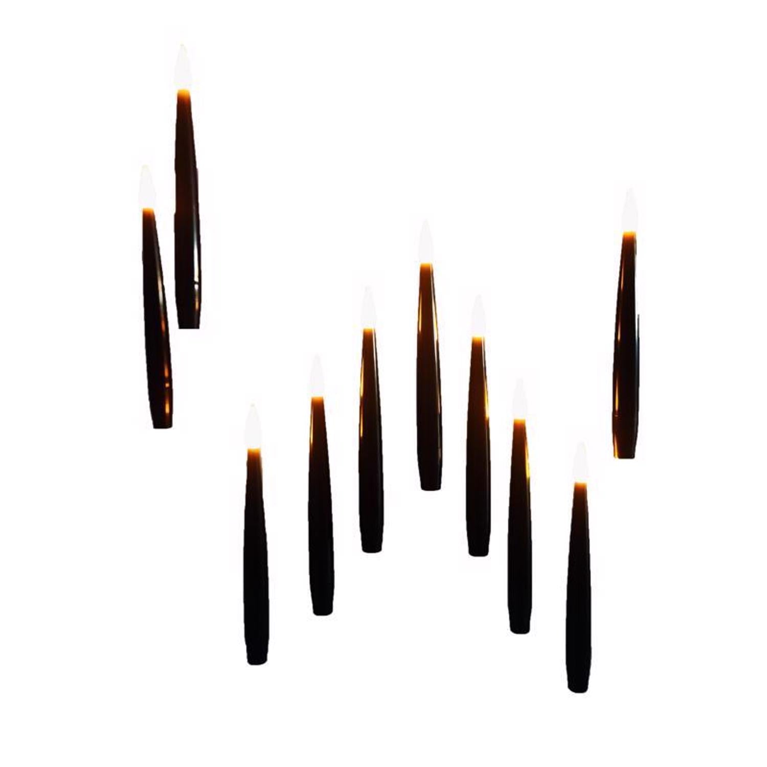 Sienna  10 ct Warm White LED Prelit Candle Lights for Halloween