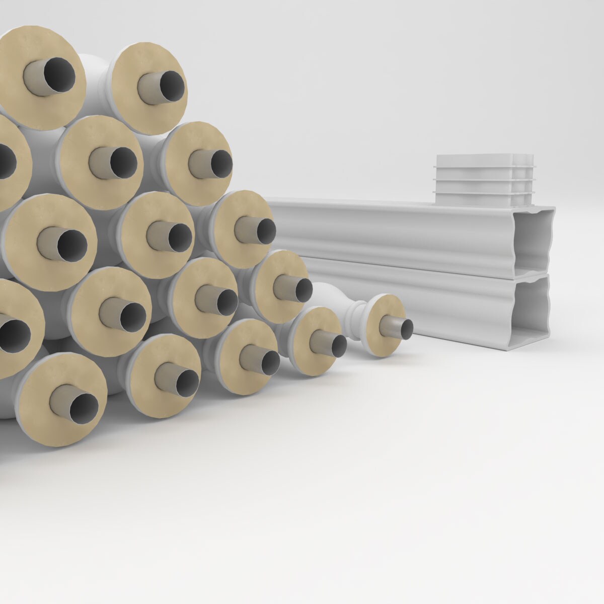Ekena Millwork BALK32X180AVN railings - View #6