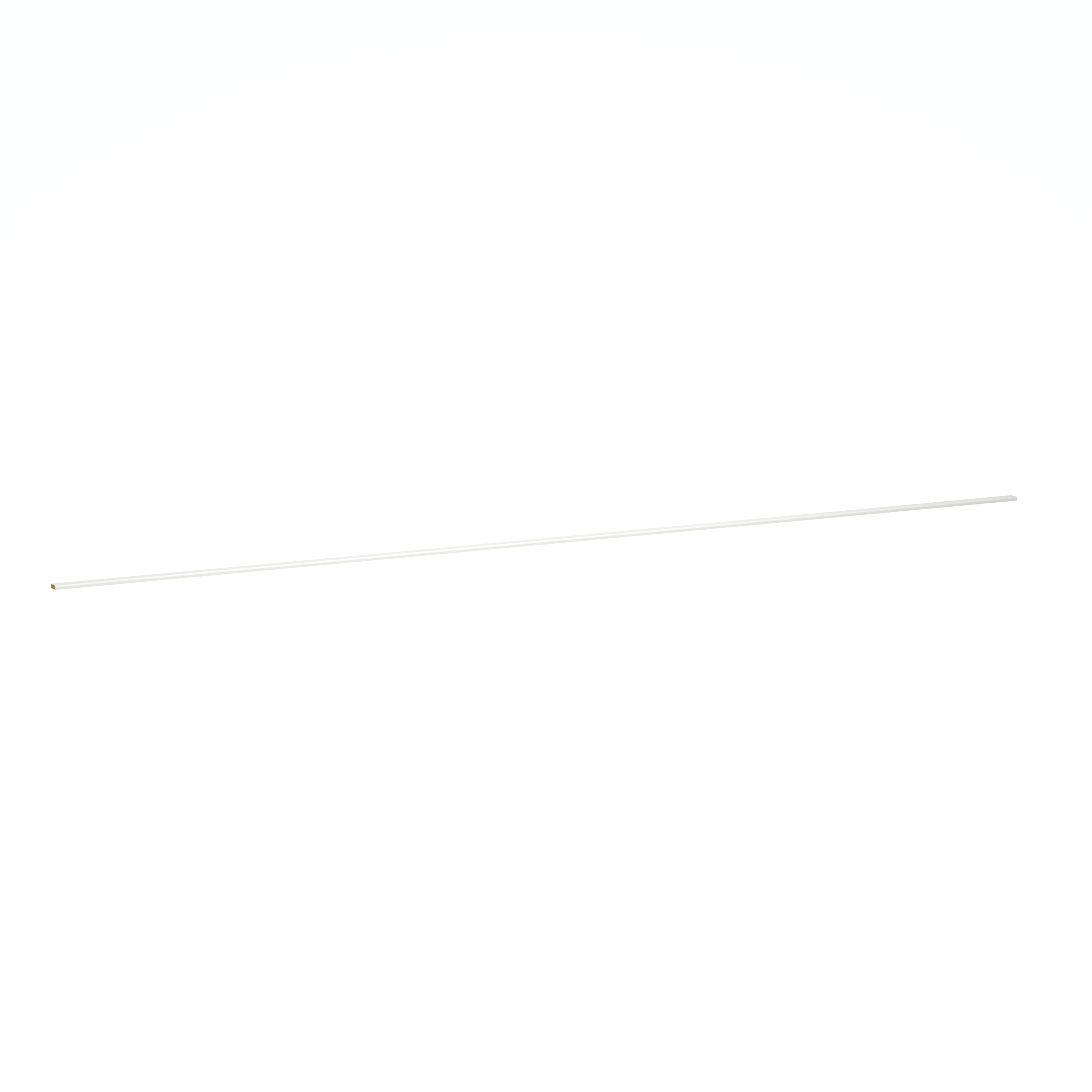 Diamond Express 311 SCRIBE8 Cabinet Scribe Rail 96-in W x 0.25-in H x 0.5-in D White Painted