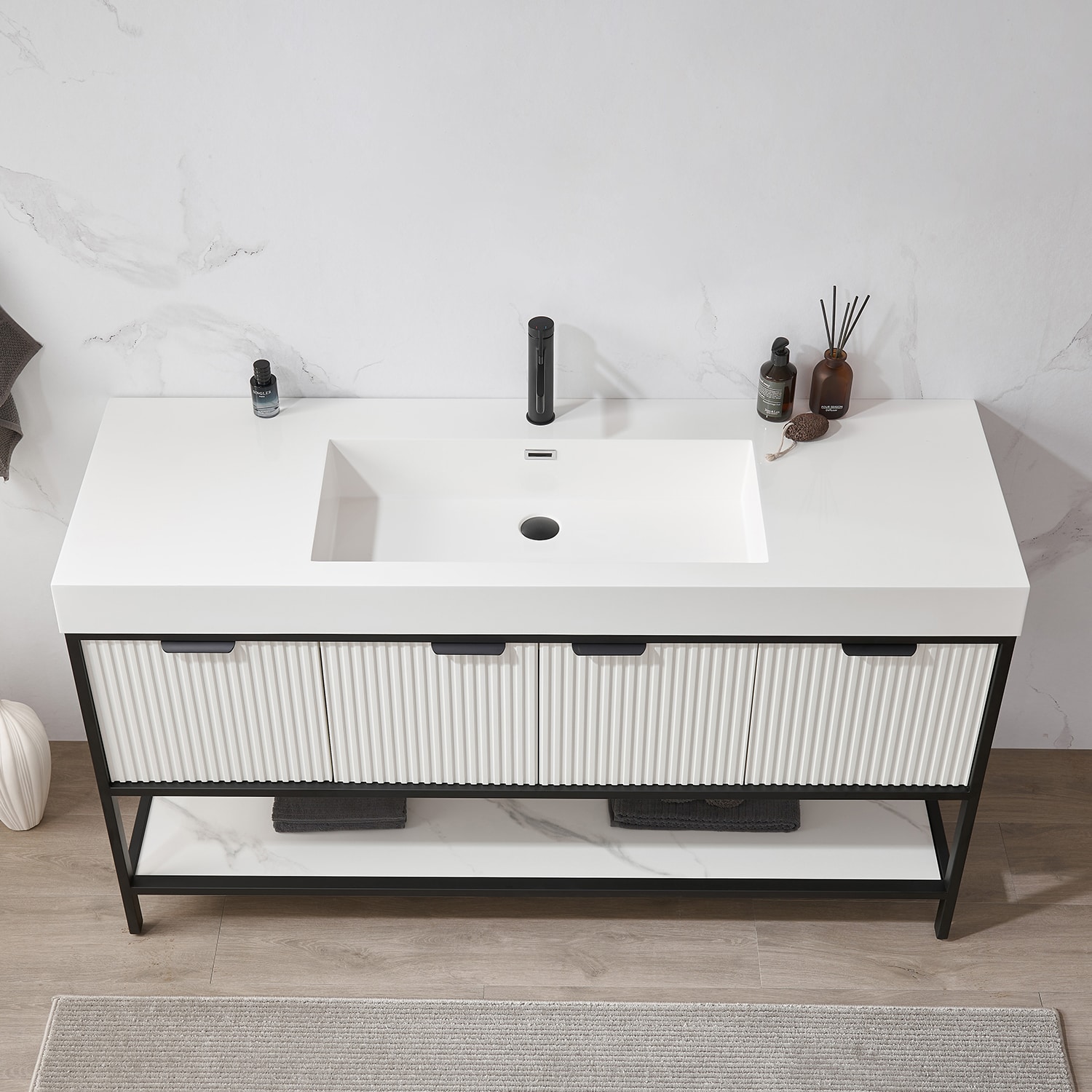 Vinnova 705260-WH-WH-NM Bath-Vanity-Combo - View #4