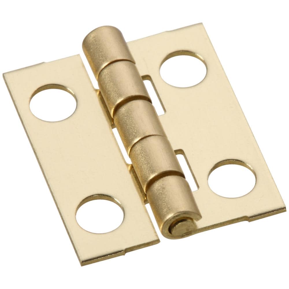 Mcredy brass hinges mcredy box hinge gold small brass hinges with mounting  screws butt hinges 1 inch pack of 6