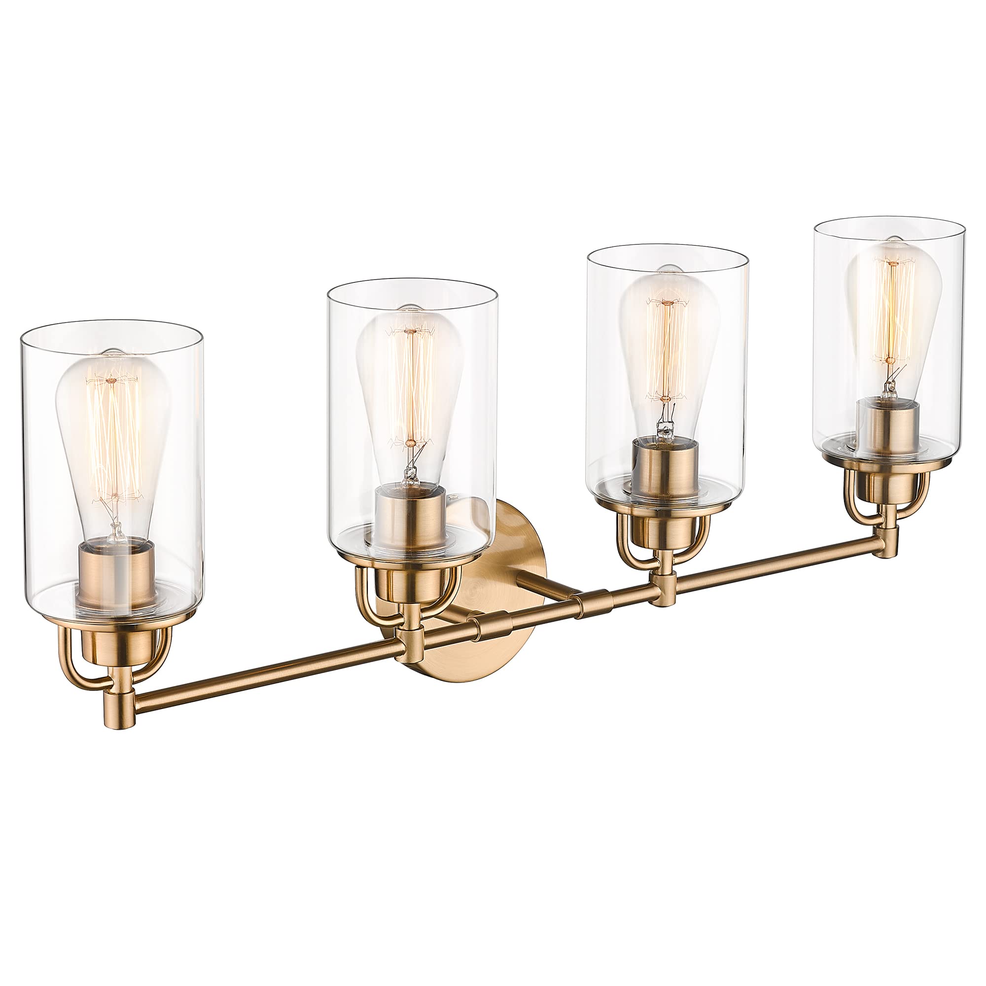LTMATE LS4FH06-4W BG JAZAVA 27.5-in 4 -Light Bronze Industrial Vanity light