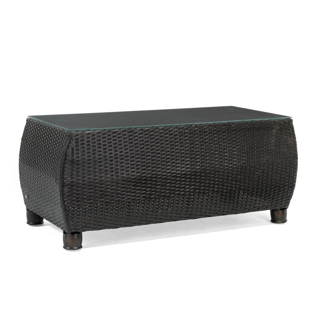 Black Stripe Rectangle Outdoor 2-Piece Deep Seat Cushion – Zavran Furniture