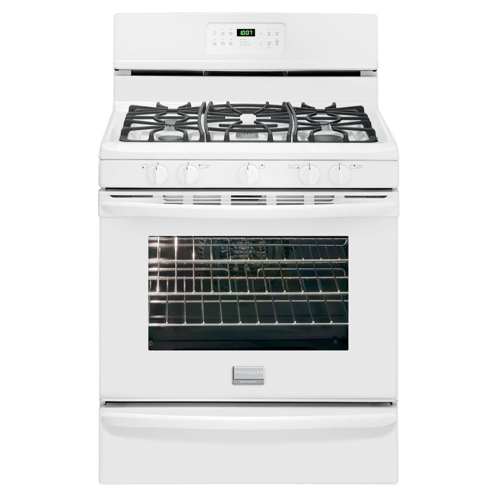 Frigidaire Gallery 30-in 5 Burners 5-cu Ft Self-cleaning Freestanding ...