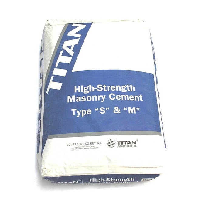 Titan Florida 80-lb Gray Type- S Mortar Mix in the Cement department at