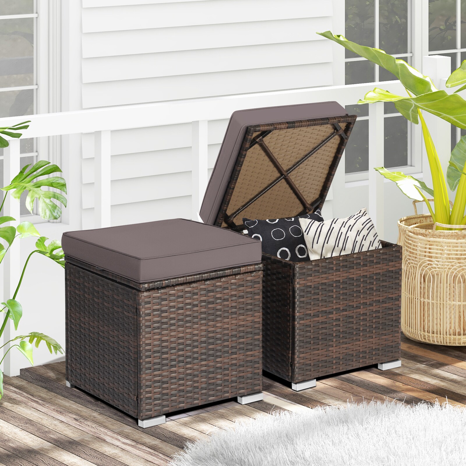 Slickblue D-CO-RG19507WH Indoor-Ottomans - View #3