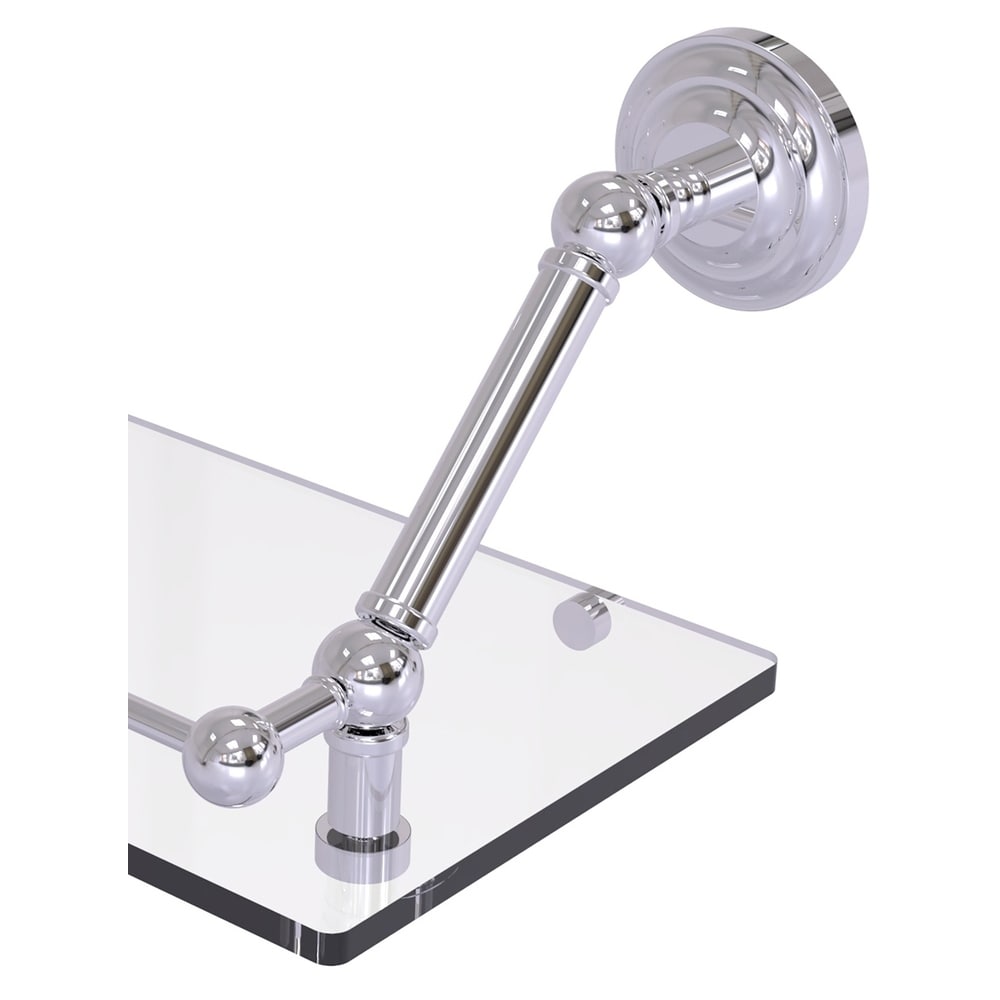 Allied Brass PQN-1-18-GAL-PC Bathroom-Shelves - View #2