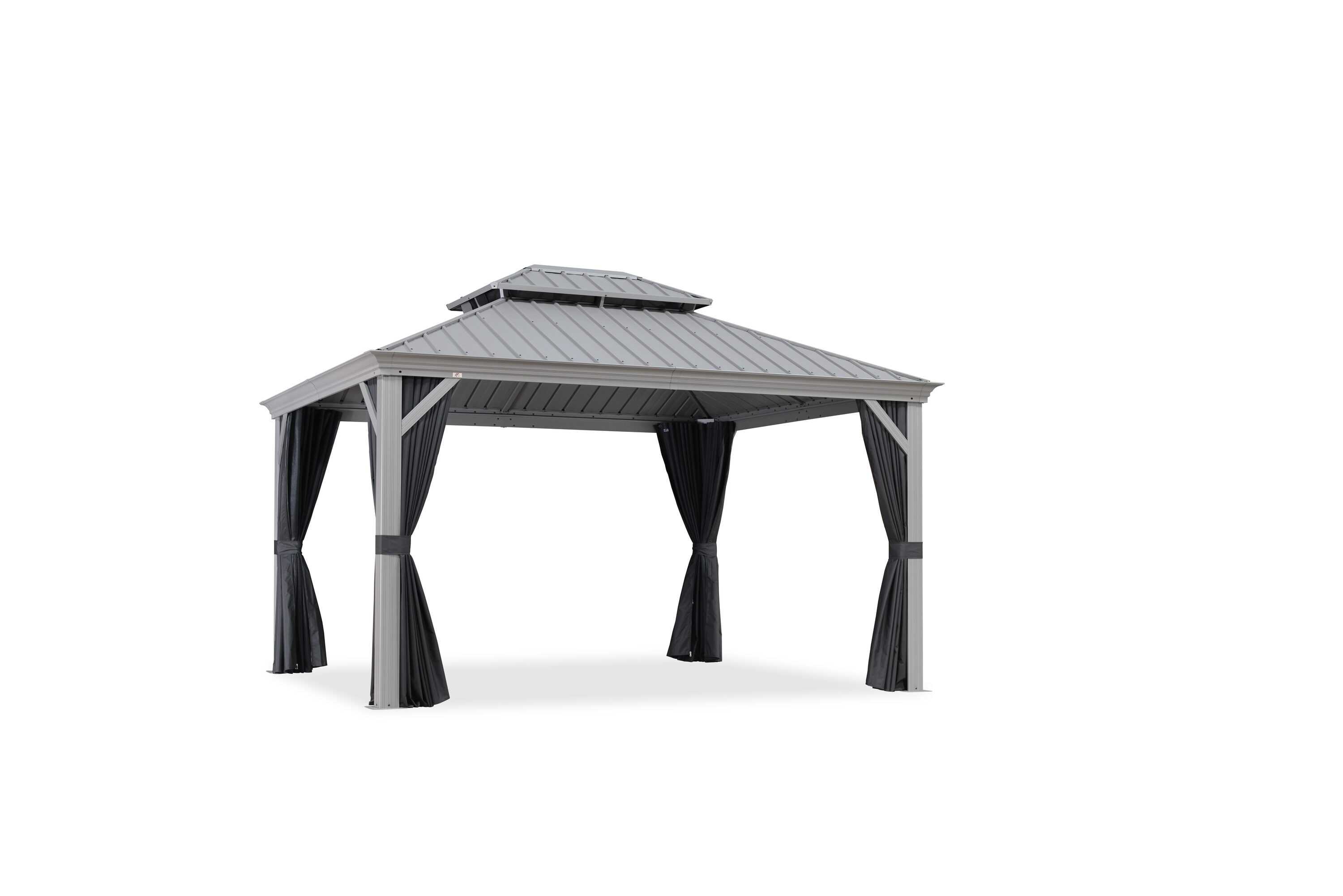 PURPLE LEAF LSHSHTG1113 Wood-Resin-Gazebos - View #2