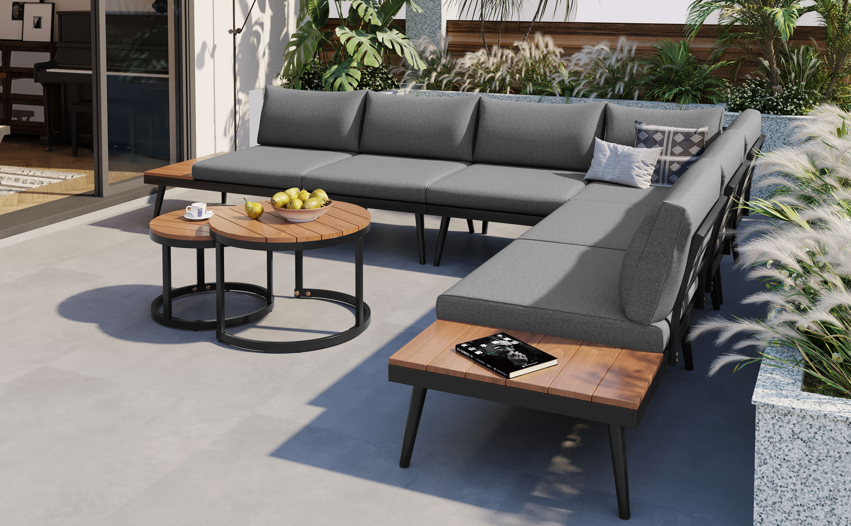 AAZJ TEM-001AAE Patio-Conversation-Sets - View #2
