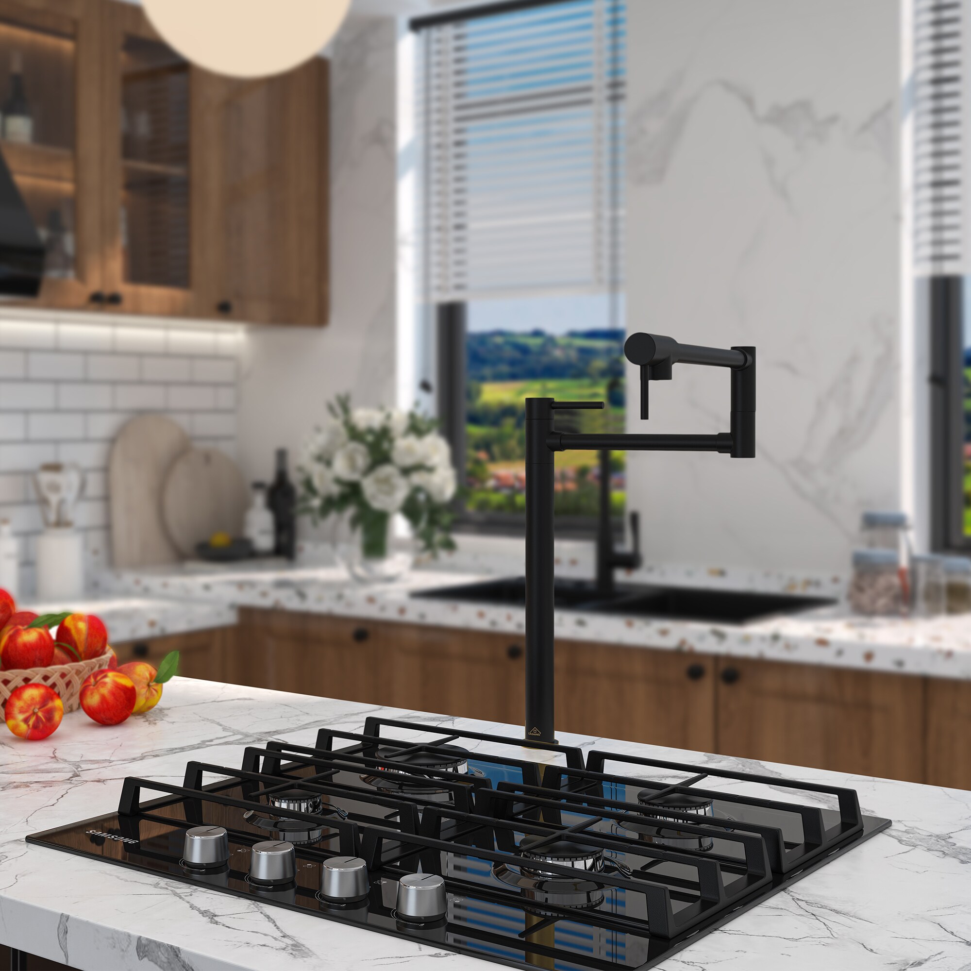 CASAINC KCLT0027-MB Kitchen-Faucets - View #2