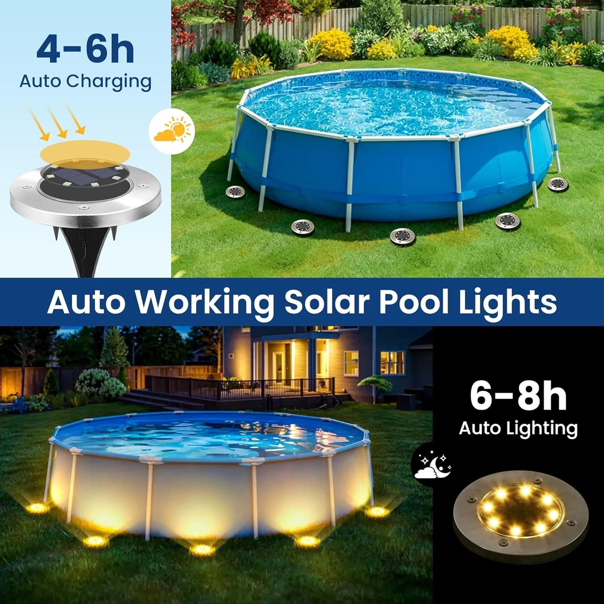 Wudkey L4-UR7B5H Pool-Lights - View #4