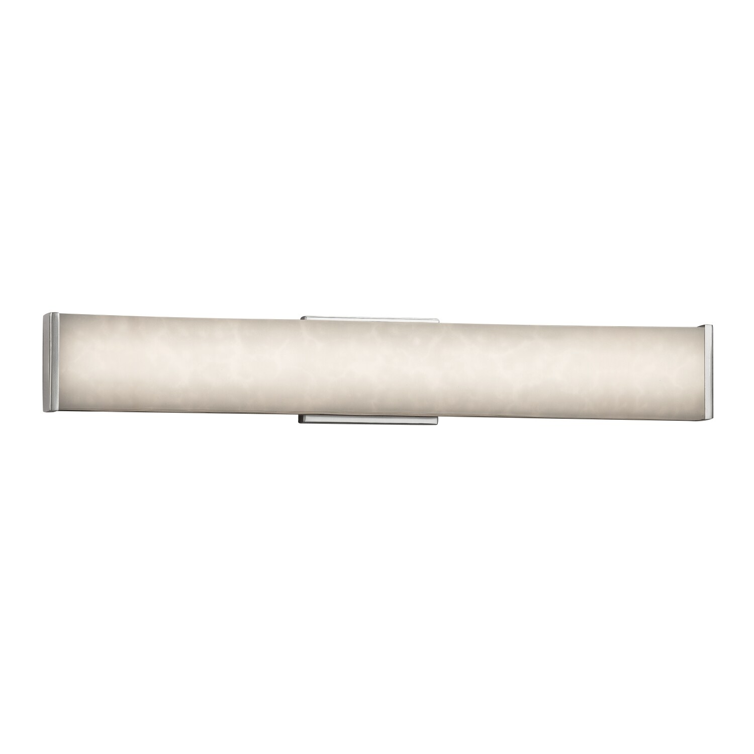 Justice Design Group CLD-8605-NCKL Clouds 28.5-in 1-Light Brushed Nickel LED Transitional Vanity Light