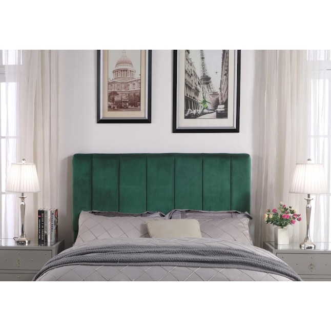 Chic Home Design Uriella Green King, Elegant Upholstered Headboards