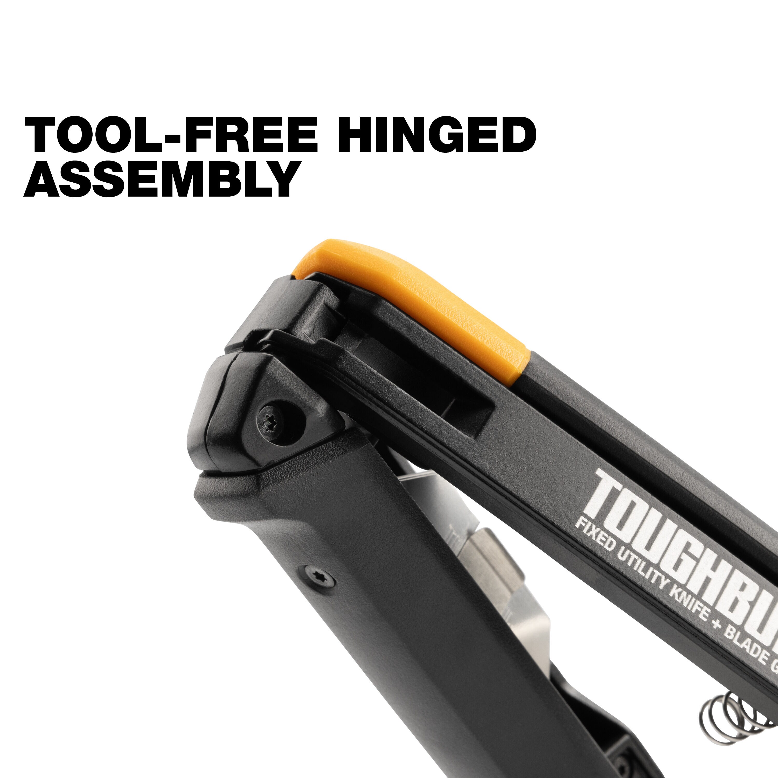 TOUGHBUILT Fixed Blade with Sliding Guard 3/4-in 5-Blade Utility Knife with  On Tool Blade Storage in the Utility Knives department at